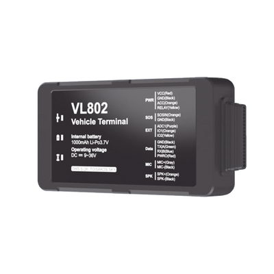 Localizador vehicular 4G Boton de Emergencia y Relevador incluidos / detección de apertura de puertas / multiples salidas digitales / compatible con sensor ultrasonico de combustible