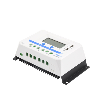 Controlador Solar de Carga PWM 12/24/36/48 V 30 A, Salida USB, con Display