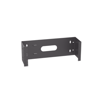 Rack Abierto de Instalación en Pared con Bisagras, Profundidad de 159 mm, 19 in de Ancho, 4 UR, Color Negro