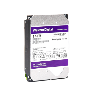 Disco duro WD de 14TB / 7200RPM / Optimizado para soluciones de video inteligente
