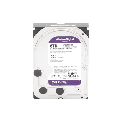 Disco Duro PURPLE de 6TB / 3 AÑOS DE GARANTÍA / Para Videovigilancia