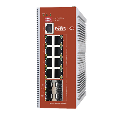 Switch L2+ PoE Industrial / Administración Cloud-Web-CLI / 8 Puertos PoE af/at/bt 100/1000 Mbps / 2 Puertos SFP Gigabit / Presupuesto PoE 460 W / Protocolo ERSP (redundancia enlaces)