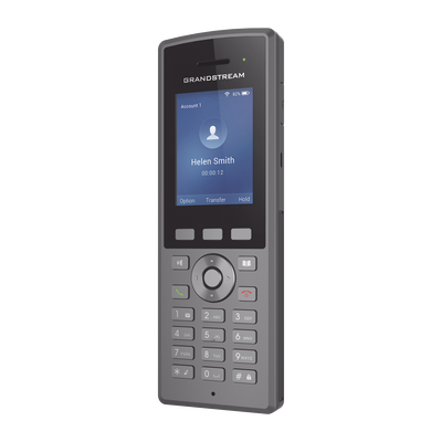 Teléfono WiFi portátil empresarial con diseño resistente IP67, conectividad a la red VoIP vía WiFi