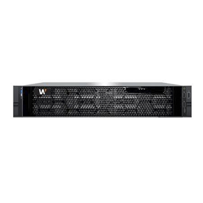 NVR Wisenet WAVE basada en Linux / Montable en Rack 2U / Incluye licencia WAVE-PRO-04 / 470 Mbps throughput / Incluye 20 TB para almacenamiento