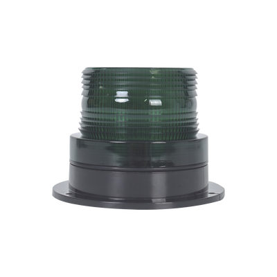 Burbuja Brillante de Larga Vida Útil, con 8 LEDs Color Verde, Domo Verde, 12Vcd