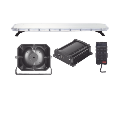 Kit básico para equipamiento de unidades de Seguridad Pública con Sirena Mono-mando