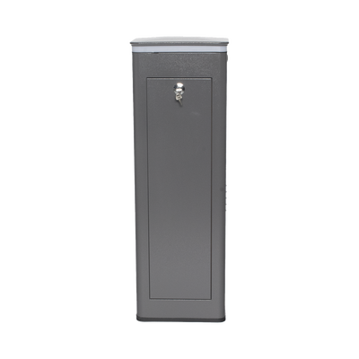 Barrera Vehicular Derecha / Soporta Brazo ARTICULADO de Hasta 4 Metros / Final de Carrera Ajustable Por Programación / Tiempo de Apertura de 3 Segundos / Con Corona Semaforizada