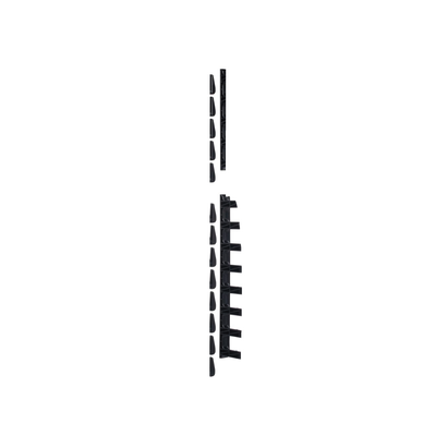 Kit de Dedos Para Administración de Cables en Gabinetes FlexFusion™, de 42 o 45 UR, Dedos de 100 mm de Longitud, Color Negro