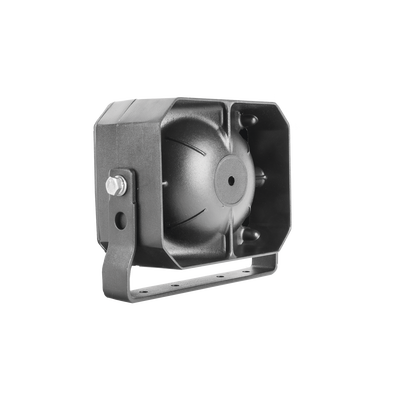 Bocina Compacta de uso rudo, 100 Watts de Potencia, Ideal para vehículos de encubierto, 8 Ohms de Impedancia