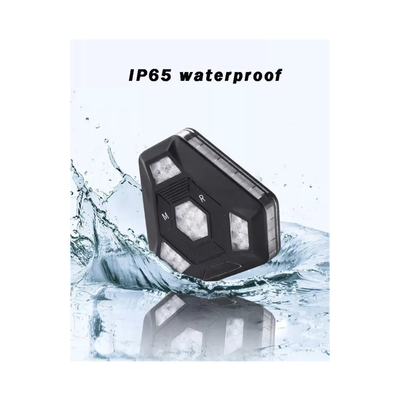 Luz Auxiliar Rojo/Azul Ultra Brillante Para Automóviles, Motocicletas y Bicicletas Con Montaje Magnético