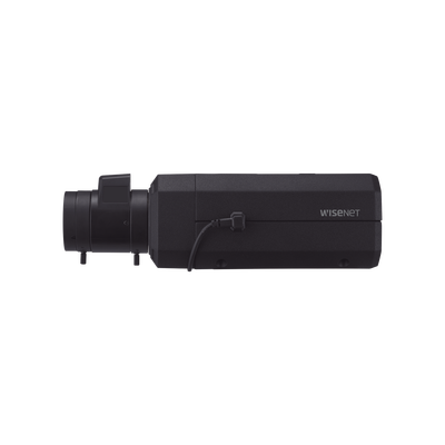 Camara Profesional 6MP con IA / P-Iris / WDR 120dB / H.265 / Ranura SD / WiseStream II