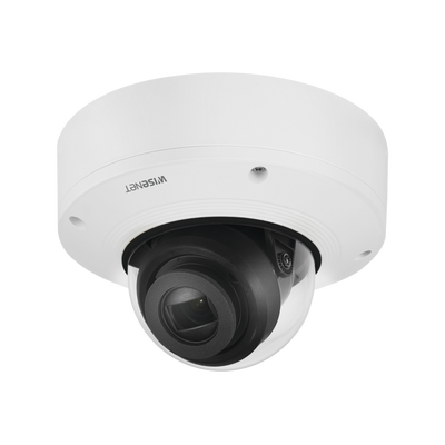 Cámara IP Domo Interior Antivandálica 2MP /Fácil Instalación en Prlafón / Lente Motorizado 2.8-12mm / IR 50M / WDR 150db / H.265 & WiseStream II