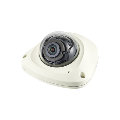 Cámara IP Mini Domo Antivandálica 2MP / Lente 2.4mm / WDR 150db / IP66 / H.265 & WiseStream II