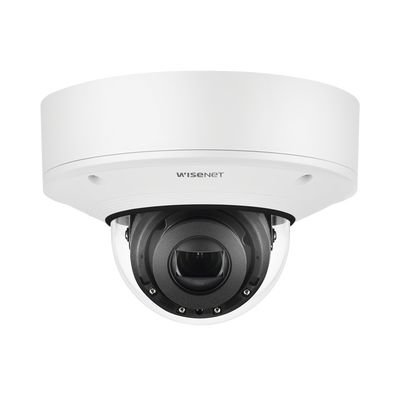Cámara IP Domo Exterior Antivandálico 2MP / Lente Motorizado 2.8-12mm / Extensor POE / IR 50M / WDR 150db / H.265 & WiseStream II