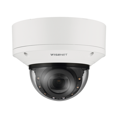 Cámara Domo 4K con IA, Antivandalica / Lente Motorizado de 4.5 a 10mm / P-Iris / WDR 120dB / IP67 / IP6K9K, IK10+, NEMA4X