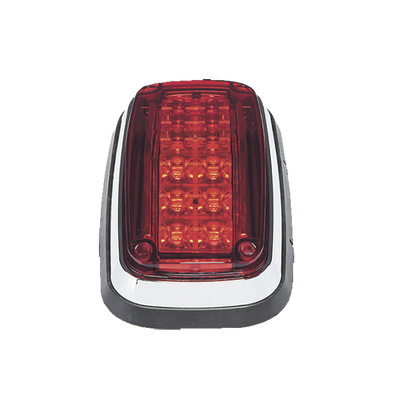 Luz de advertencia 8 X 4", Color Rojo, IP67, SAE, Ideal para Ambulancias