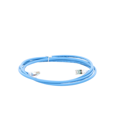 Patch Cord Z-MAX Cat6A S/FTP, CM/LS0H, 7ft, Color Azul, Versión Bulk (Sin Empaque Individual)