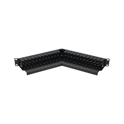 Patch Panel Z-MAX, de 48 puertos, Modular (vacío), Angulado, 1UR