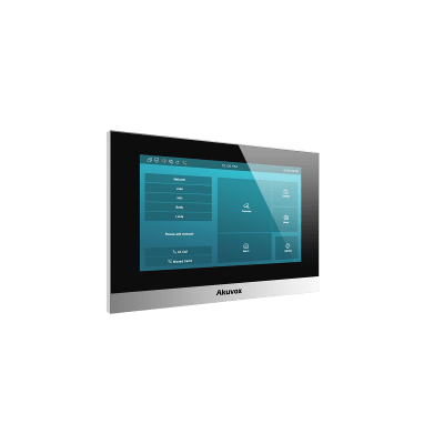 Monitor Color Plata Linux / Pantalla Touch de 7 Pulgadas / SIP / POE / WIFI / Compatible con Frentes de Calle Akuvox