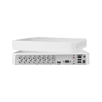 DVR 16 Canales TurboHD + 2 Canales IP / 2 Megapixel (1080p) Lite / Acusense Lite (Evita Falsas Alarmas) / Audio por Coaxitron y Bidireccional / 1 Bahía de Disco Duro / H.265+ / Salida de Video Full HD