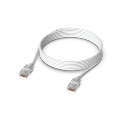 Patchcord UniFi Etherlighting™ de 2m metros, hasta 2.5G / Soporta hasta POE+++ / Conector RJ45 transparente para mejores efectos de luz con Switches USW PRO MAX