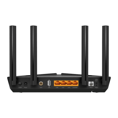 ONU/ONT - GPON Router inalámbrico WiFi 6 AX 1800 / 1 Puerto PON SC/APC / 1 Puerto WAN/LAN / 1 Puerto FXS (RJ11) / 3 Puertos LAN 10/100/1000 MBPS / 1 Puerto CATV / Compatible con EasyMesh / Soporta AgiNet Config - AgiNet ACS (Gesti&a