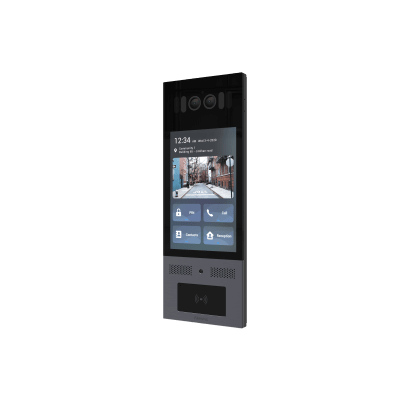Frente de Calle Antivandálico IK10 / Incluye montaje / Administración 100% en la Nube / Notificación a APP / Llamada Telefónica / ANDROID / SIP / ONVIF /Reconocimiento Facial / QR y PIN para Visitas / IP66 / Bluetooth / NFC