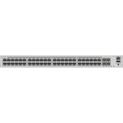 Switch eKit Distribución/Core MultiGigabit PoE+ Capa 3 / 48 puertos PoE+ 2.5 Gbps + 4 SFP+ / iStack / PoE Perpetuo (360 W) / Libre de Licenciamiento