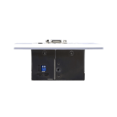 Transmisor HDBaseT | HDMI y VGA | Placa de Pared US / PoH (4K a 100 m) | (HDBaseT Class A) (PoH PD)