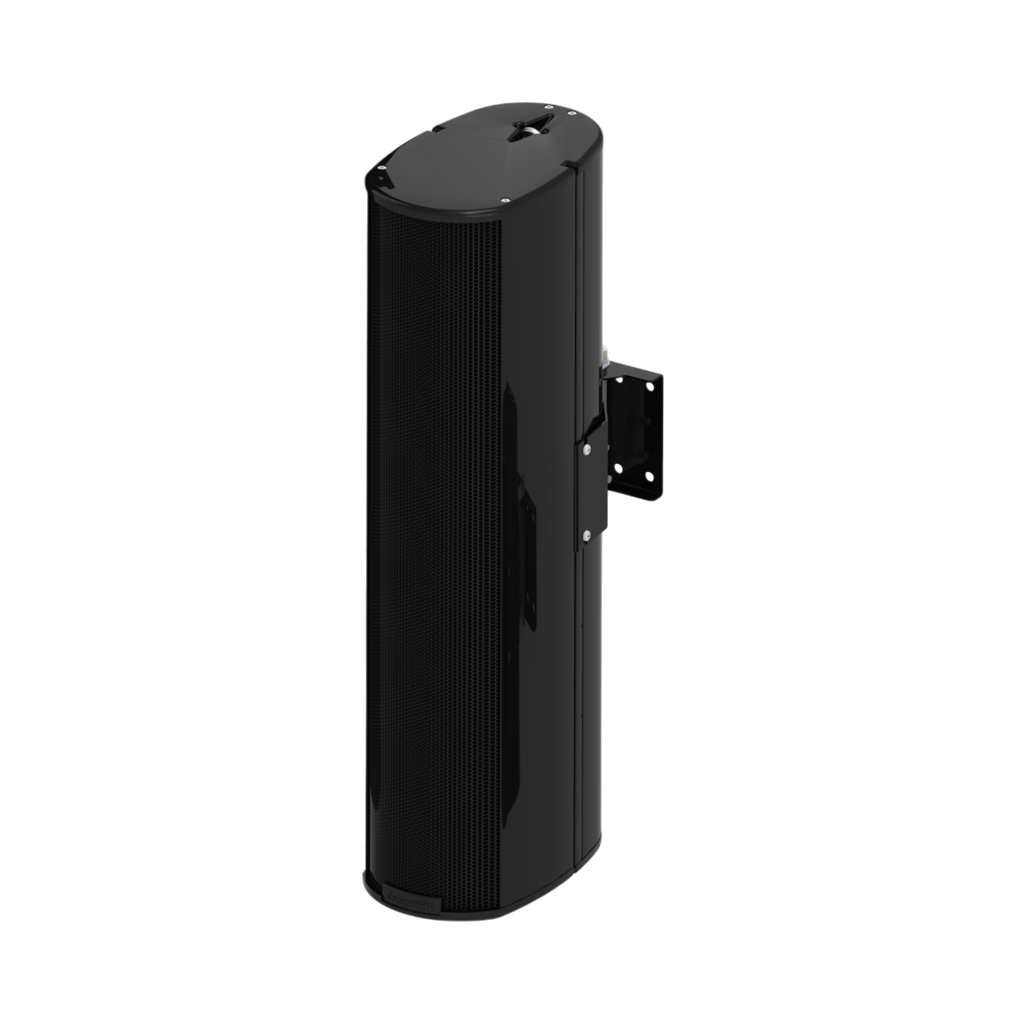 BIAMP ENT206B Altavoz de columna ENTASYS 200, 2 vías, 6 controladores LF. resistente a la intemperie, 150 W continuos, 600 W pico 16 Ω, 70/100 V color negro 1 Pieza