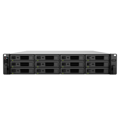 Unidad de Expansión Synology RX1225RP | 12 Bahías para Unidades 3.5" y 2.5" SATA HDD/SSD | Intercambio en Caliente | Fuente de Alimentación Redundante | Compatible con Synology DSM .