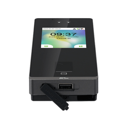 Terminal de Control de Acceso Multi-Biométrico con Intercomunicador de Video / Tecnología de Autenticación Facial de Luz Visible / Autenticación de Huellas en Vidrio / Protección IP65 / Métodos de Autenticaci&oacu