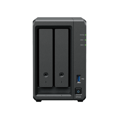 Dispositivo de Protección de Datos Synology ActiveProtect DP320 | 2 HDD 8 TB (RAID 1) | AMD R1600 2 Núcleos | 8 GB RAM | Protección Ransomware | Inmutabilidad y WORM | Copia de Seguridad y Recuperación Flexible | Compatibilidad