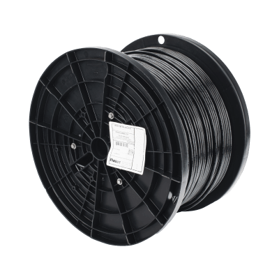 Bobina de Cable UTP de 4 Pares OSP (Planta Externa), Cat6 de Rango Extendido, 22 AWG, Color Negro, 305 m.