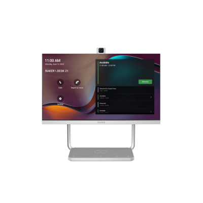 Sistema de Videoconferencia Todo en Uno DeskVision A24 de Yealink con cámara 4K y pantalla táctil de 24”