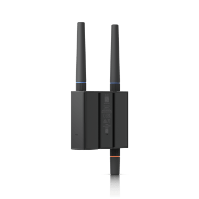 Router UniFi Ultra LTE con WiFi 4 / ranura para 1 tarjeta SIM / 2 Puertos RJ45 10/100Mbps / Alimentación por USB Type-C y ATX DC / Bandas LTE B2, B4, B5 /