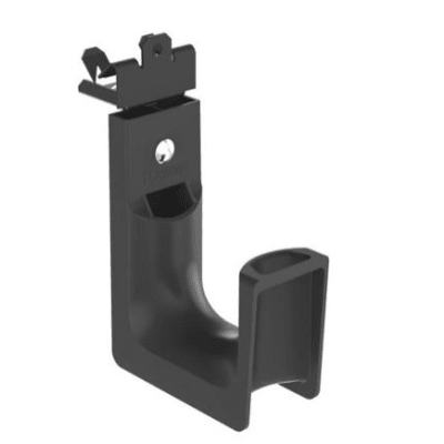 Sujetador STRONGHOLD tipo J (J-Hook), grosor de Brida 1/2", para Viga instalada con Martillo, hasta 46 Cables Cat6, Nylon 6.6 Metal, Color Negro, 1 pieza