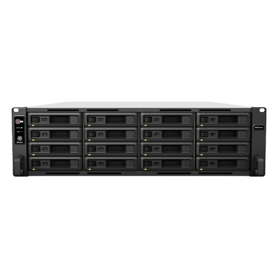Servidor de Almacenamiento Synology RackStation RS4021xs+ | 16 Bahías | Procesador Intel Xeon D-1541 de 8 Núcleos | Memoria 16 GB Ampliable a 64 GB | RAID F1, 0, 1, 5, 6, 10 | 403,000 IOPS | 6,200 MB/s Lectura Secuencial | Energía Red