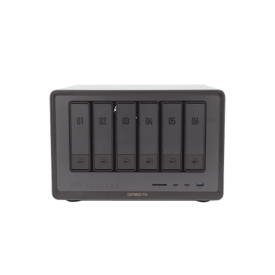 NAS UGREEN NASync DXP6800 Pro / Intel Core i5-1215U 10 Núcleos / 6 Bahías SATA + 2 M.2 NVMe / 2 Puertos Thunderbolt 4 / 2 Puertos 10GbE / 8K HDMI / PCIe 4.0 x4 / DDR5 Hasta 64GB / Compatibilidad Multiplataforma