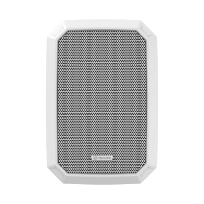 Altavoz IP Para instalacion en pared / Amplificador integrado 10W / PoE+ / Para integración con sistema Hanwha / IP66 / SIP, IPv4, HTTP, DNS, NTP, TCP, UDP, ARP, NDAA.
