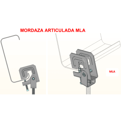 Mordaza Ligera Articulada de 3/8".