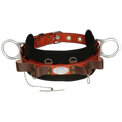 Cinturón de Liniero de Lujo, Fabricado en Poliéster, con 2 Anillos tipo D, Talla 44.