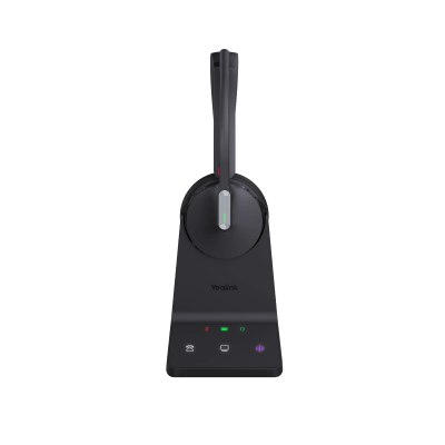 Diadema Inalámbrica Yealink WH64 DECT y Bluetooth con Capacidad de Hasta 32 Horas de Conversación