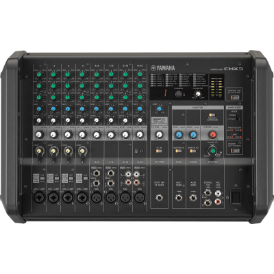 Mezcladora de Audio Amplificada / 12 Canales / Amplificador Clase-D 2x630W / 24 Efectos SPX / Supresor de Retroalimentación / 4/8 Ohms