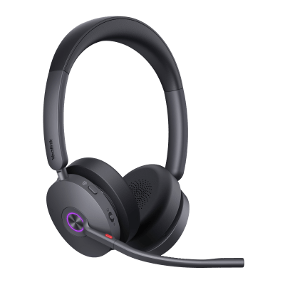 Diadema Inalámbrica Yealink WH68 Hybrid con Tecnología de Cancelación de Ruido Híbrida para Ambientes Ruidosos