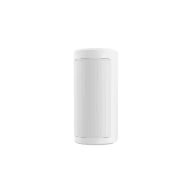 Detector PIR Doble Exterior IP65 / Rango de Detección 18 mts de Profundidad Colocado a 2.7 mts de Altura / Ángulo de Cobertura de 90° / Inmunidad a Mascotas 24 Kg