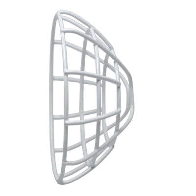 Protector De Rejilla Anti Vandalismo Y Golpes Accidentales, Color Blanco, Para Sirenas/Estrobos/Bocinas System Sensor, Montaje a Ras en Techo, 8.26"Altox8.26"Anchox3.54"Profundidad