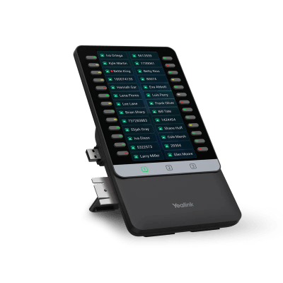 Módulo de Expansión EXP-55 de Yealink para Teléfonos IP Yealink Series T7X/T8X con Capacidad Para Hasta 78 Teclas Programables