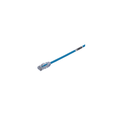 Cable de Parcheo UTP Cat6A, CM/LSZH, Diámetro Reducido (28AWG), Color Azul, 13 m.