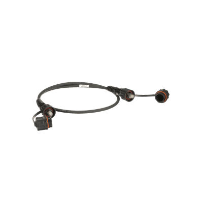 Patch Cord Cat6A IndustrialNet, Blindado S/FTP, Con Un Plug Industrial y Tapa, 3 Metros